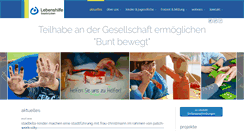 Desktop Screenshot of lebenshilfe-saarbruecken.de