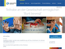 Tablet Screenshot of lebenshilfe-saarbruecken.de